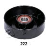 Deflection/Guide Pulley, v-ribbed belt 129222 - Image 2