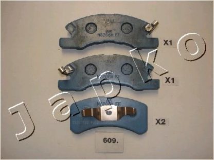 Brake Pad Set, disc brake 50609
