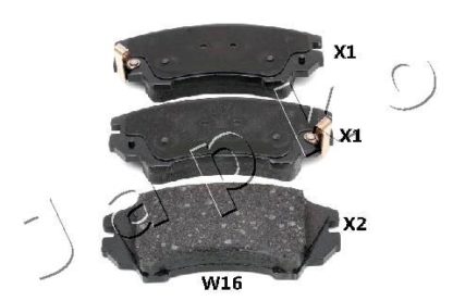 Brake Pad Set, disc brake 50W16